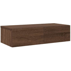 Vidaxl - tagère murale avec tiroirs chêne marron bois d'ingénierie