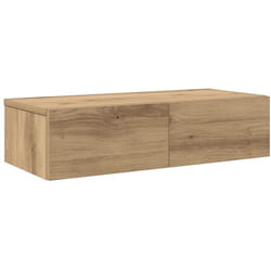 Tagère murale avec tiroirs chêne artisanal bois d'ingénierie Vidaxl