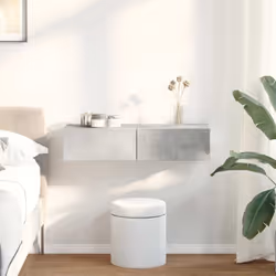 Cette étagère murale avec tiroirs est conçue pour être une extension décorative et pratique de votre décoration intérieure. M ...