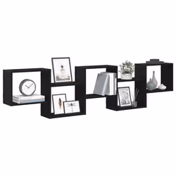 VidaXL 859996 étagères Bois Noir