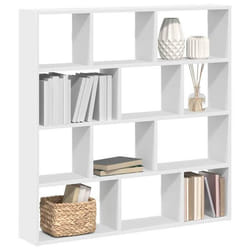 vidaXL Étagère cube murale 12 compartiments blanc bois dingénierie 860004