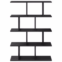 VidaXL 860014 étagères Bois Noir - Vue supplémentaire 4