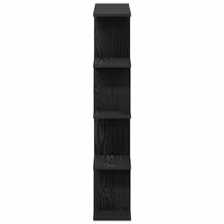 VidaXL 860014 étagères Bois Noir - Vue supplémentaire 5