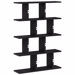 VidaXL 860014 étagères Bois Noir - Vue supplémentaire 6
