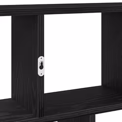 VidaXL 860014 étagères Bois Noir - Vue supplémentaire 8