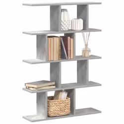 vidaXL Étagère cube murale 12 compartiments gris béton bois ingénierie 860016