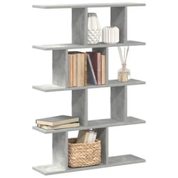 vidaXL Étagère cube murale 12 compartiments gris béton bois ingénierie 860016