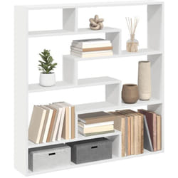 Vidaxl - tagère cube murale 7 compartiments blanc bois d'ingénierie