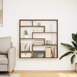 VidaXL 860026 étagères Bois Chêne, Marron - Vue supplémentaire 3