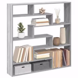 vidaXL Étagère cube murale 7 compartiments sonoma gris 860027