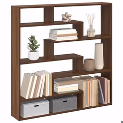 vidaXL Étagère cube murale 7 compartiments chêne marron 860028
