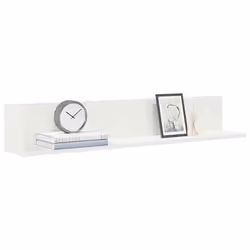 vidaXL Étagères murales 2 pcs blanc 100x165x165 cm bois dingénierie étagère flottante étagère suspendue étagère murale 860040