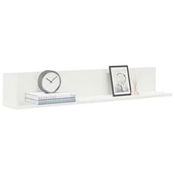 vidaXL Étagères murales 2 pcs blanc 100x165x165 cm bois dingénierie étagère flottante étagère suspendue étagère murale 860040