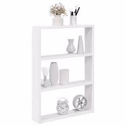 VidaXL 860049 étagères Bois Blanc - Vue supplémentaire 2