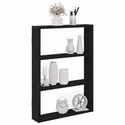 VidaXL 860050 étagères Bois Noir - Vue supplémentaire 2