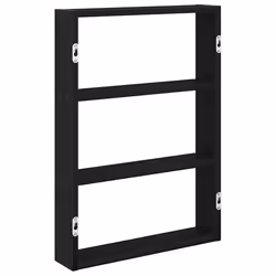 VidaXL 860050 étagères Bois Noir - Vue supplémentaire 6