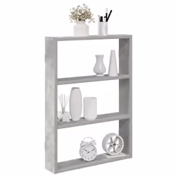 VidaXL 860052 étagères Bois Gris - Vue supplémentaire 2