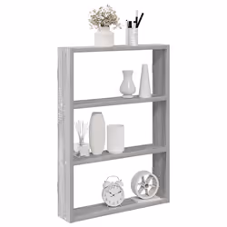 VidaXL 860054 étagères Bois Gris - Vue supplémentaire 2