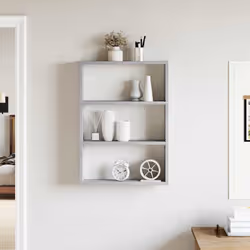 VidaXL 860054 étagères Bois Gris - Vue supplémentaire 3
