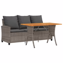 VidaXL 4103856, 3 siège(s), Gris foncé, 1680 mm, 720 mm, 790 mm