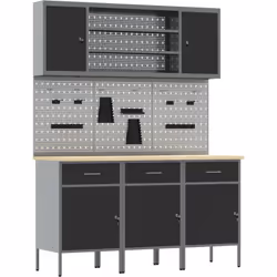 Ce cabinet de boulot industriel est une super façon d'organiser tes outils et essentiels dans ton garage ou atelier. Avec son ...