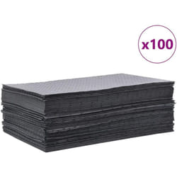 Vidaxl - Tampons absorbants d'huile 25 pcs gris 40x50 cm