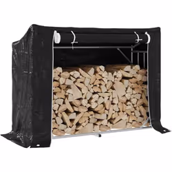 Gardez vos bûches bien rangées et faciles d'accès grâce à ce support robuste et stable pour le bois de chauffage ! Longue dur ...