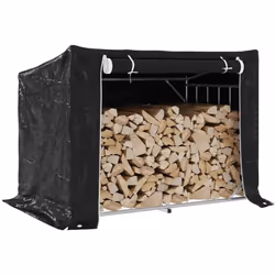 Gardez vos bûches bien rangées et faciles d'accès grâce à ce support robuste et stable pour le bois de chauffage ! Longue dur ...