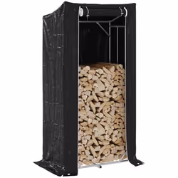 Gardez vos bûches bien rangées et faciles d'accès grâce à ce support robuste et stable pour le bois de chauffage ! Longue dur ...