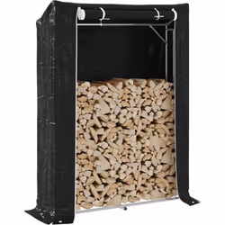 Gardez vos bûches bien rangées et faciles d'accès grâce à ce support robuste et stable pour le bois de chauffage ! Longue dur ...
