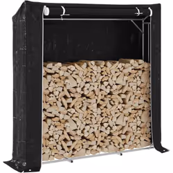 Gardez vos bûches bien rangées et faciles d'accès grâce à ce support robuste et stable pour le bois de chauffage ! Longue dur ...