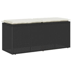 VidaXL 4104145 banc de jardin Rotin, Acier