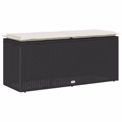 VidaXL 4104145 banc de jardin Rotin, Acier - Vue supplémentaire 6
