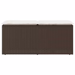 VidaXL 4104146 banc de jardin Rotin, Acier - Vue supplémentaire 4
