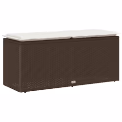 VidaXL 4104146 banc de jardin Rotin, Acier - Vue supplémentaire 6