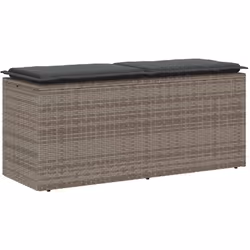 Détendez-vous et profitez de l'extérieur sur ce confortable banc de jardin ! Matériau durable : la résine tressée, également  ...