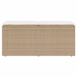 VidaXL 4104149 banc de jardin Rotin, Acier - Vue supplémentaire 4