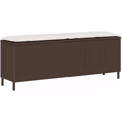 Détendez-vous et profitez de l'extérieur sur ce confortable banc de jardin ! Matériau durable : la résine tressée, également  ...