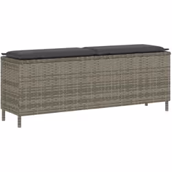 Détendez-vous et profitez de l'extérieur sur ce confortable banc de jardin ! Matériau durable : la résine tressée, également  ...
