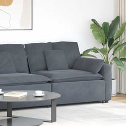 Vidaxl - Module d'extrémité d'accoudoir canapé modulaire coussins