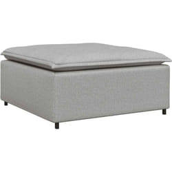 Module de repose-pieds pour canapé modulaire Gris nuage 100 x 100 x 48 cm Vidaxl