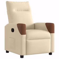 VidaXL 4104813, Tissu, Crème, Marron, mousse, 110 kg, 690 mm, 860 mm