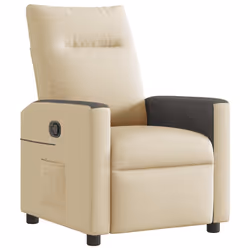 VidaXL 4104829, Tissu, Crème, Noir, mousse, 110 kg, 690 mm, 860 mm