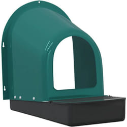 Vidaxl - Nichoirs à poules 4 pièces Fixation murale Plastique vert foncé