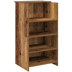 Vidaxl - Bureau de réception vieux bois 55x50x103,5 cm bois d'ingénierie