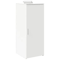vidaXL Armoire de rangement blanc 40x45x1035 cm bois dingénierie armoire armoire de bureau armoire anti-bascule 859033