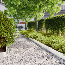 vidaXL Bordures de pelouse 10 pcs blanc 15x103 cm acier laminé à froid