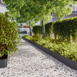 Ces bordures de pelouse créent des limites claires pour les jardins, les allées, les pelouses et les cours, empêchant les rac ...