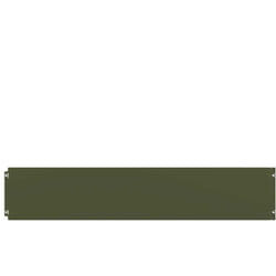 Vidaxl - Bordures pelouse 10pcs vert olive 20x103cm acier laminé à froid