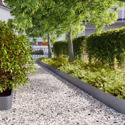 Ces bordures de pelouse créent des limites claires pour les jardins, les allées, les pelouses et les cours, empêchant les rac ...